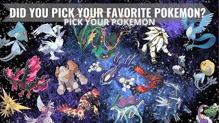 Legendary Pokemon Battle Which Pokémon Will YOU Choose [upl. by Nathanael]