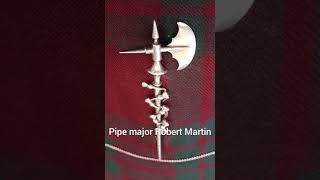 Pipe Major Robert Martin 44 March harmonies [upl. by Kcinomod]