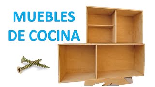 Muebles de Cocina Casero  Colgar cosas pesadas en Pared 🔨 [upl. by Nylauqcaj844]