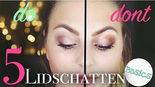 LIDSCHATTEN AUFTRAGEN 5 Basics deutsch ♡ [upl. by Easton701]