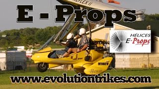 E Prop from Evolution Trikes REVO Light Sport Aircraft Trike [upl. by Arimas416]