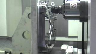 Horizontal Machining Demo  MycenterHX630iTGA 630mm HMC [upl. by Papke]