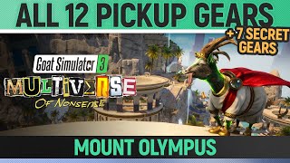 Goat Simulator 3 Multiverse of Nonsense  All Pickup Gears  Mount Olympus [upl. by Ahsiener]