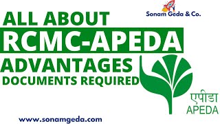 RCMC Registration Process what is advantages of RCMC APEDA   RCMC  APEDA [upl. by Nosna]