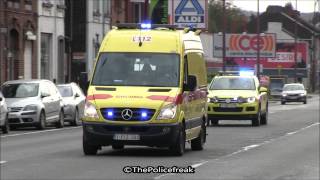 Ambulance SI Philippeville  VW Touareg SMUR Chimay [upl. by Odirfliw]