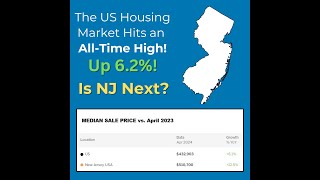 The US Housing Market Hits An Alltime High  Is New Jersey Is Next [upl. by Merrielle]