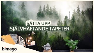 Sätta upp självhäftande tapeter  bimago [upl. by Adey356]