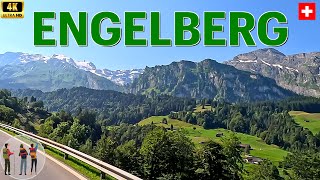 Uncut Scenic Drive to Engelberg at 2x Speed  4K 60fps HDR [upl. by Devina]