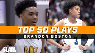 Brandon Boston BEST PLAYS of Career 🔥 SLAM Top 50 Friday [upl. by Nnylyar68]