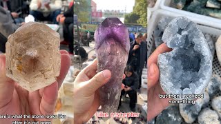 Interesting little collection of crystals 60🥰🥰crystals gems stone [upl. by Faus]