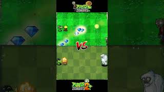 PVZ1 Vs PVZ2 Gatling Pea  Torchwood Vs Yeti Zombies  Plants vs Zombies 2 pvz2 pvz2gameplay [upl. by Pizor]