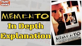 Memento Explained in Telugu  Christopher Nolans  Understanding Memento  Filmy Geeks [upl. by Eelac]