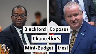 Ian Blackford Exposes Chancellors Lies Over OBR Forecast [upl. by Aira]