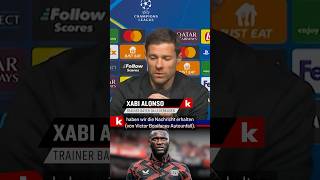 Wegen quotemotionalem Schockquot  Xabi Alonso verrät BonifaceAusfall shorts [upl. by Breban]