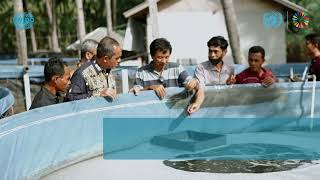 Shrimp Farming Technical Assistance KickOff for WomenLed SMEs in North Lombok [upl. by Esyahc]