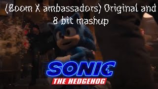 Sonic The Hedgehog Movie Boom X Ambassadors Original And 8 bit Mashup [upl. by Anhoj]