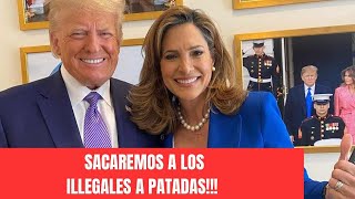 MARIA Elvira SALAZAR APOYARÁ LA DEPORTACIÓN MASIVA DE DONALD TRUMP [upl. by Eelirol]