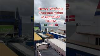 Heavy Vehicles Transport in Stena Line CruiseShip shorts ytshorts trending telugu cruiseship [upl. by Wiatt335]