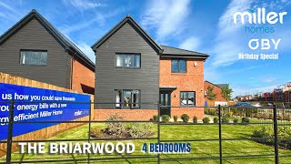 Tour This 🤩Lovely 4 Bedroom🤩 The Briarwood Showhome by Miller Homes  Middlebeck Newark [upl. by Acemat850]