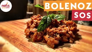 Bolonez Sos İtalyan Usulü   Sos Tarifleri  Nefis Yemek Tarifleri [upl. by Annahavas561]