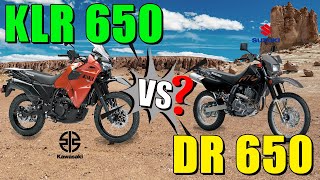 KLR 650 vs DR 650 Similares Pero Distintas 🍏🍎 [upl. by Gellman]