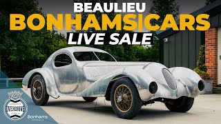 BonhamsCars Beaulieu live collectors cars sale [upl. by Flori]