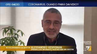 Coronavirus Alessandro Vespignani quotVirus meno aggressivo Non ci sono evidenze scientifichequot [upl. by Sheridan]