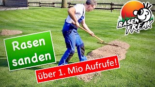 Das BESTE für PERFEKTEN RASEN Sand [upl. by Ahcsim594]