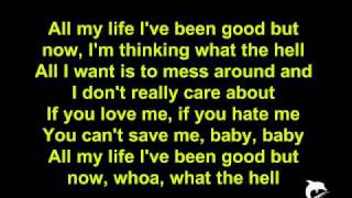 Avril Lavigne  What The Hell LYRICS HQ [upl. by Karmen]