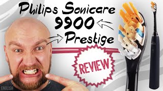 Philips Sonicare 9900 Prestige Review ► Can the sonic electric toothbrush compete with the iO 9 [upl. by Anhcar923]