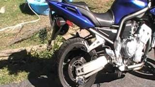 yamaha FZ1 with straight pipe [upl. by Neltiac]