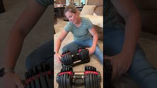 Bowflex SelectTech 552 Adjustable Dumbbells Set Review [upl. by Jamnes864]