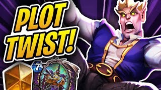 THIS AUTO COMPLETE DECK GOT ME TO LEGEND  Plot Twist Warlock  Rise of Shadows  Hearthstone [upl. by Lilllie]