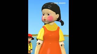 Granny miss t ice cream rod play new game with squid game doll😂 shorts  GNS ANAND [upl. by Ueih]