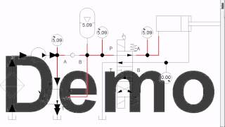 Circuito hidráulico festo [upl. by Hahsi]