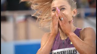 Jessica Hull Breaks World Record 2000m Monaco Diamond League July 12 2024 [upl. by Alyhs]