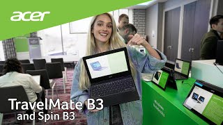 TravelMate B3 and Spin B3  laptops for education market [upl. by Ybocaj]