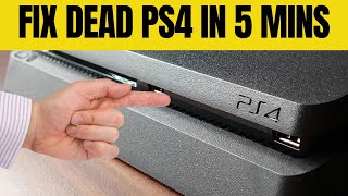 How to Fix PS4 Wont Turn On  All PS4 Issues Solved in Just 5 Steps [upl. by Kinney]