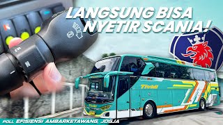 BEGINI CARANYA NYETIR BUS SCANIA K360iB ‼️ Opticruise Transmission Scania K360iB [upl. by Dafna]