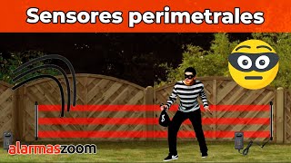 🔻 Tutorial sensores barrera o perimetrales para alarmas exterior 🔻 Modelos inalámbricos y cableado [upl. by Atrim]