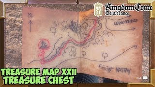 Kingdom Come Deliverance Treasure Map 22 Treasure Location [upl. by Bore]