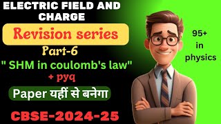 6 SHM in Coulombs Law ElectricCharges amp Field 12th Physics neet cbseboard2024 [upl. by Otila785]