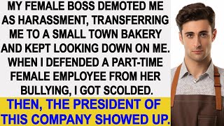 My female boss demoted me as harassment When I defended a female employee from her I got scol [upl. by Monetta750]