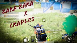 ZARA ZARA X CRADLES  PUBG Mobile Montage Redmi Note 8 Pro  VampireGod  5 Finger Claw Full Gyro⚡ [upl. by Besnard]