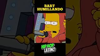 Bart Simpson RAPEANDO y HUMILLANDO a un RAPERO 😱 [upl. by Lehcear468]