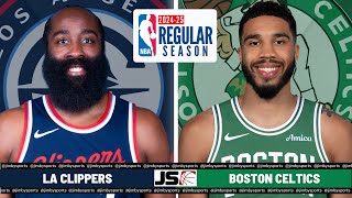 LA Clippers Vs Boston Celtics  NBA Live PlayByPlay Scoreboard 2024 [upl. by Enaamuj191]