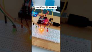 Semáforo 🚦 armado con arduino arduinoproject semáforo lev [upl. by Namara438]