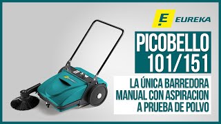 Barredora Manual Aspirante PICOBELLO  Barredoras Professionales Eureka [upl. by Frisse]