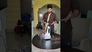 Sugar Cane Juice in Slow Juicer Experiment 🔥😳😱 [upl. by Lledal]