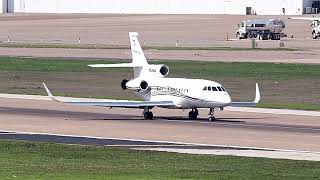 ExN510GL Dassault Falcon 900EX EASy N626AW Owned by HFL Aviation LLC Landing at Dallas Love Field [upl. by Genevra]